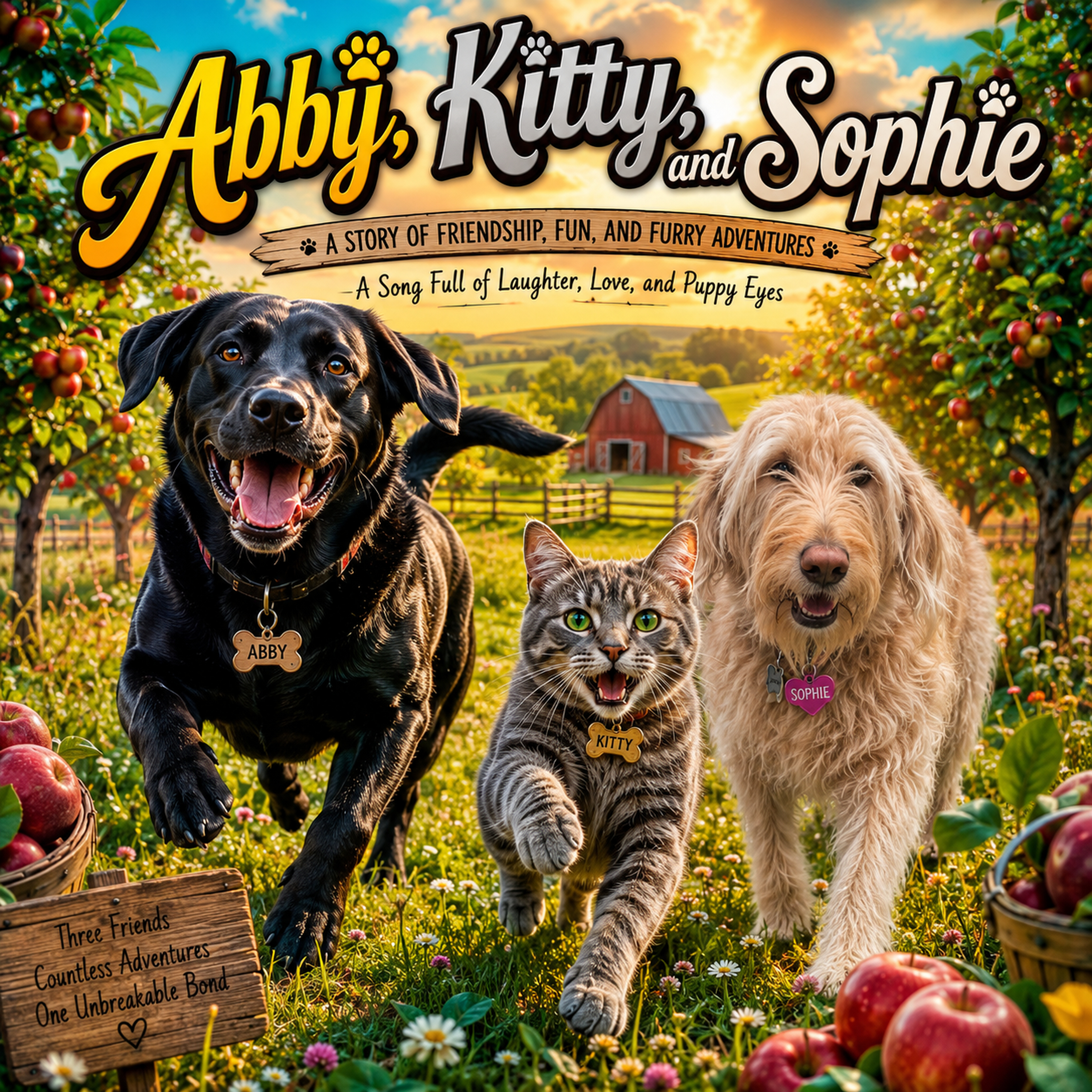 Abby, Kitty, and Sophie cover